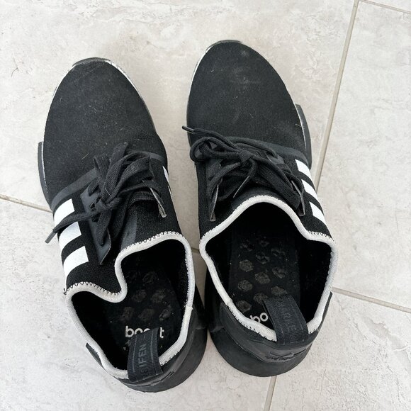 BLACK ADIDAS NMD SIZE 10 MENS - Picture 2 of 7
